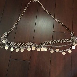 Silver Bohemian Style belt